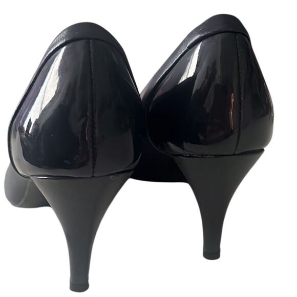 Bandolino Cunning Blue Leather Dress Heels Pumps Size 7.5 - Picture 5 of 9